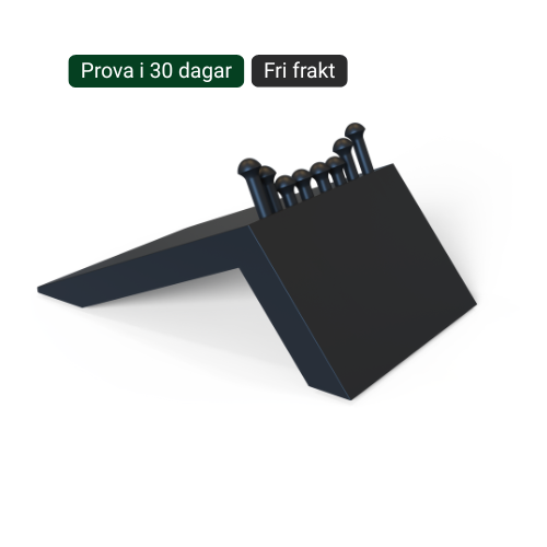Produktbild av Neck One – ergonomisk med svensk design. Inkluderar texten "Prova i 30 dagar" och "Fri frakt" som visar trygg köpupplevelse med pengarna-tillbaka-garanti och kostnadsfri leverans